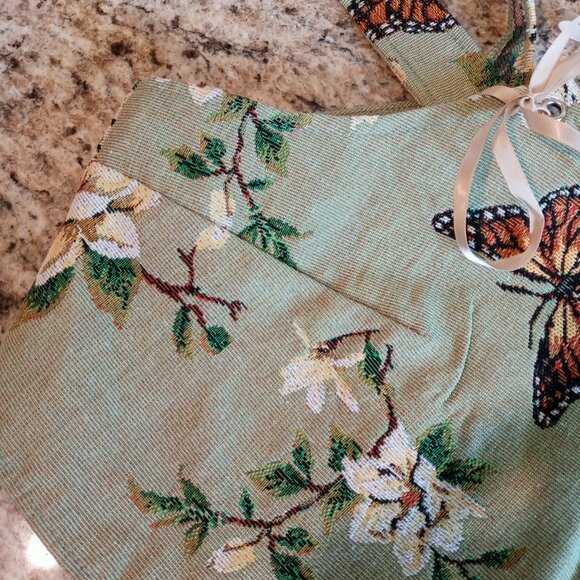 Cider Laceup Corset Tapestry Top in EUC - Picture 5 of 13